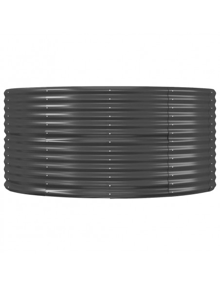 Letto Giardino Acciaio Vernice a Polvere 212x140x68cm Antracite Letto Giardino Acciaio Vernice a Polvere 212x140x68cm Antracite