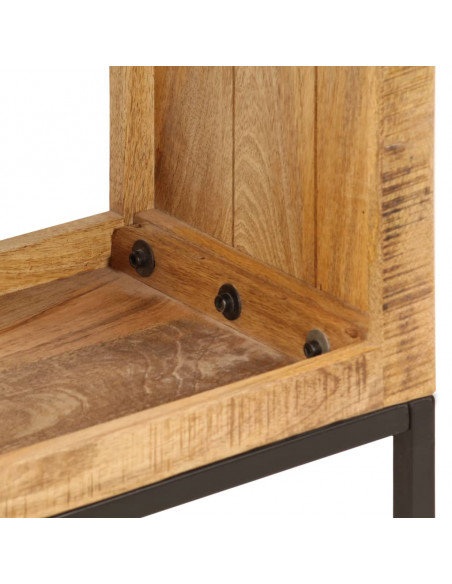 Libreria 40x30x175 cm in Legno Massello di Mango