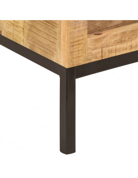 Libreria 40x30x175 cm in Legno Massello di Mango