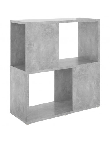 Libreria Grigio Cemento 60x24x63 cm in Truciolato