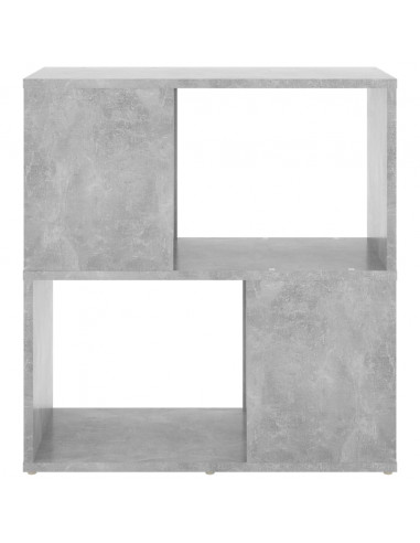 Libreria Grigio Cemento 60x24x63 cm in Truciolato