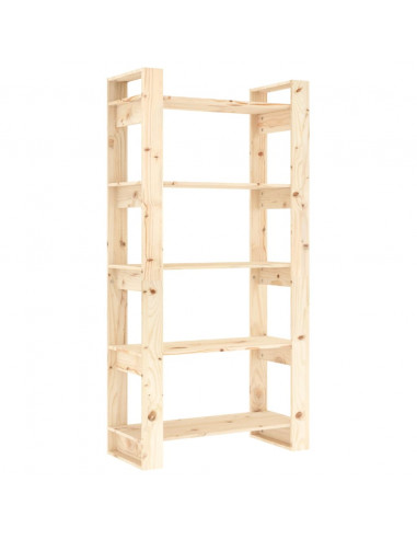 Libreria/Divisorio 80x35x160 cm in Legno Massello di Pino