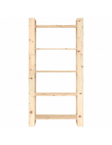 Libreria/Divisorio 80x35x160 cm in Legno Massello di Pino