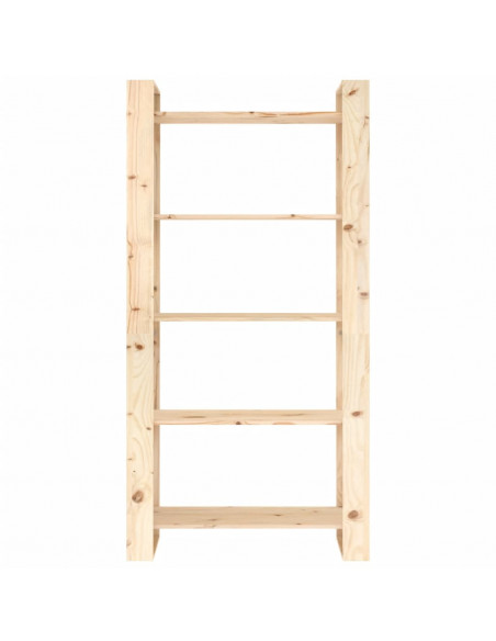 Libreria/Divisorio 80x35x160 cm in Legno Massello di Pino