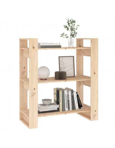 Libreria/Divisorio 80x35x91 cm in Legno Massello di Pino