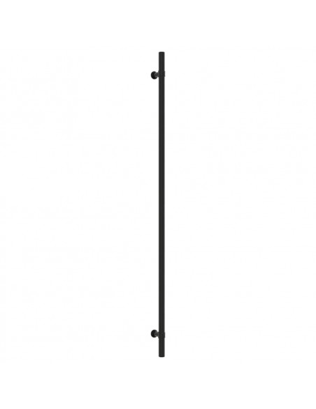 Maniglie per Mobili 10 pz Nere 480 mm in Acciaio Inox