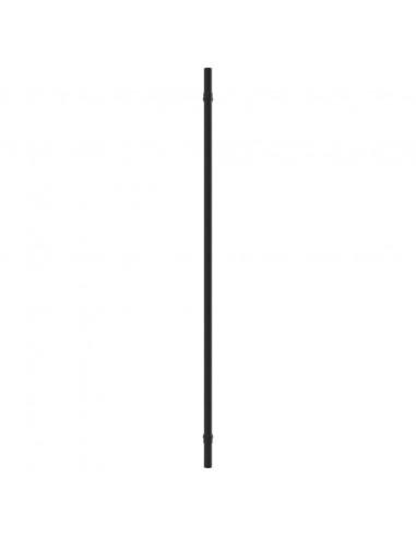 Maniglie per Mobili 10 pz Nere 480 mm in Acciaio Inox