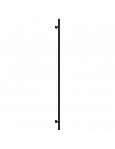 Maniglie per Mobili 20 pz Nere 480 mm in Acciaio Inox