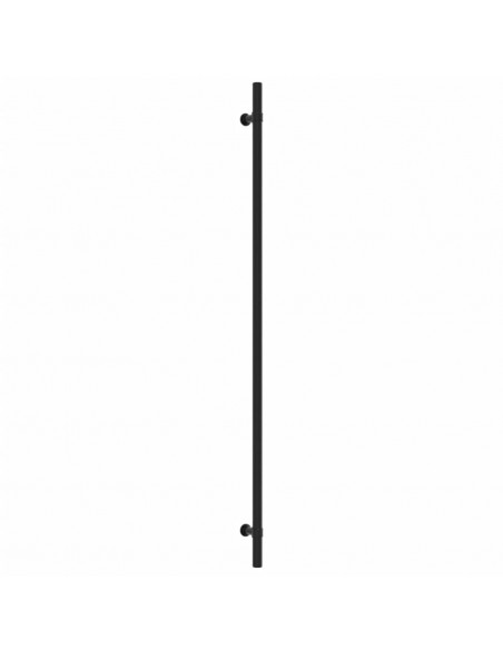 Maniglie per Mobili 20 pz Nere 480 mm in Acciaio Inox