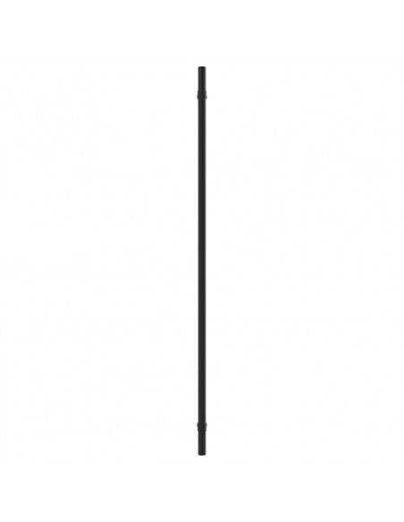 Maniglie per Mobili 20 pz Nere 480 mm in Acciaio Inox