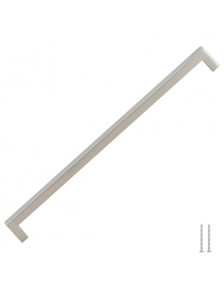 Maniglie per Mobili 5pz Argento 320mm in Acciaio Inox