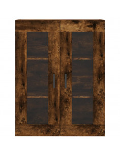 Mobile a Parete Rovere Fumo 69,5x34x90 cm 2