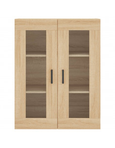 Mobile a Parete Rovere Sonoma 69,5x34x90 cm 2