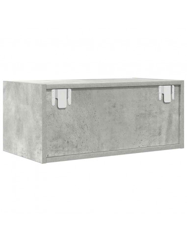 Mobile per TV Grigio Cemento 60x31x25,5 cm Legno Multistrato