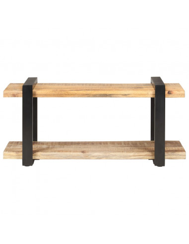 Mobile Porta TV 90x40x40 cm in Legno di Mango Grezzo