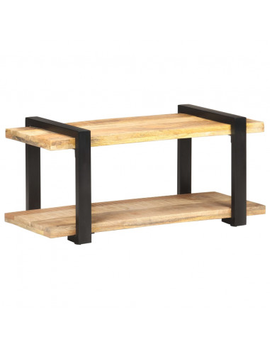 Mobile Porta TV 90x40x40 cm in Legno di Mango Grezzo