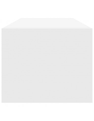 Mobile Porta TV Bianco 100x31x25,5 cm in Legno Multistrato