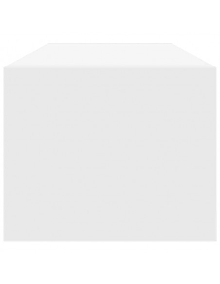 Mobile Porta TV Bianco 100x31x25,5 cm in Legno Multistrato