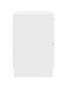 Mobile Porta TV Bianco 40x35x54 cm in Legno Multistrato 2