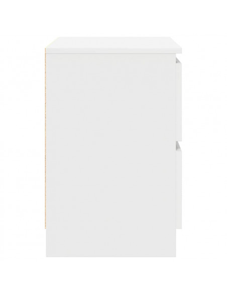 Mobile Porta TV Bianco 40x35x54 cm in Legno Multistrato