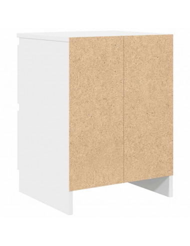 Mobile Porta TV Bianco 40x35x54 cm in Legno Multistrato