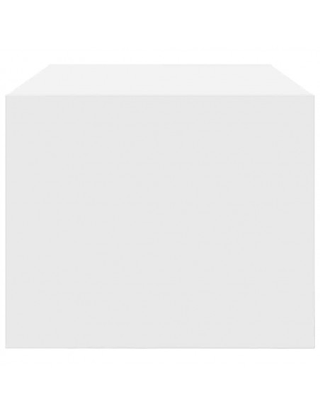 Mobile Porta TV Bianco 60x31x25,5 cm in Legno Multistrato