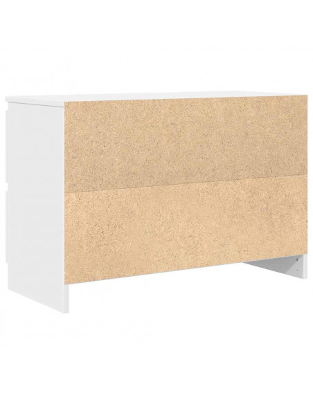 Mobile Porta TV Bianco 80x35x54 cm in Legno Multistrato