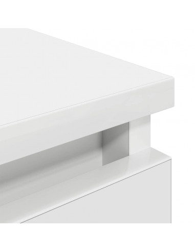 Mobile Porta TV Bianco 80x35x54 cm in Legno Multistrato