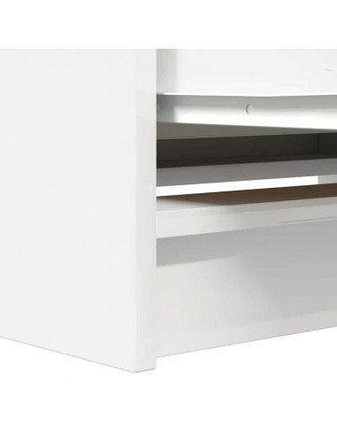 Mobile Porta TV Bianco 80x35x54 cm in Legno Multistrato