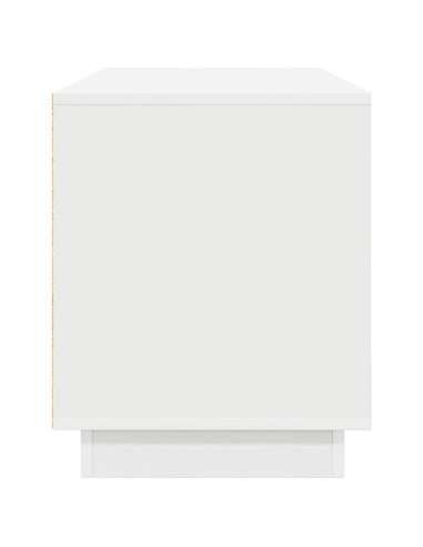 Mobile Porta TV con Luci LED Bianco 100x41x50 cm