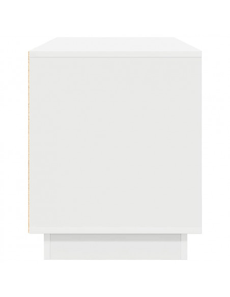 Mobile Porta TV con Luci LED Bianco 100x41x50 cm
