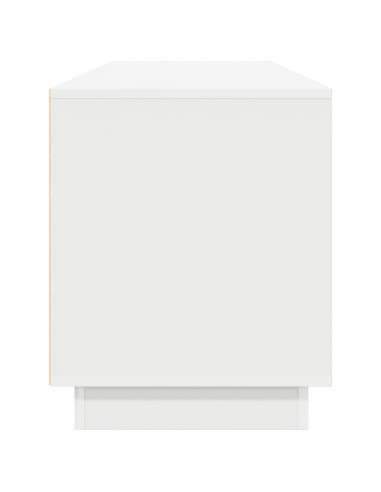 Mobile Porta TV con Luci LED Bianco 193,5x41x50 cm