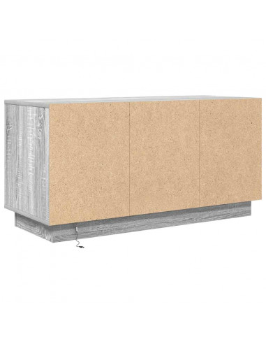 Mobile Porta TV con Luci LED Grigio Sonoma 100x41x50 cm