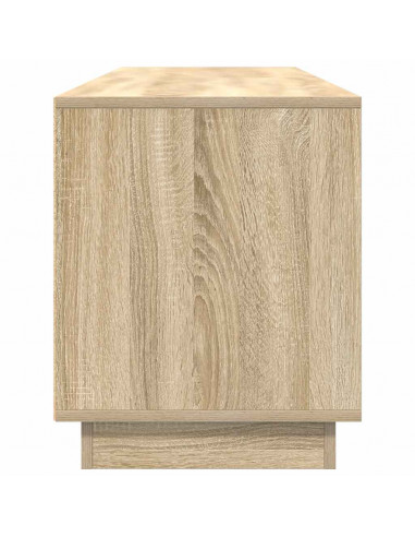 Mobile Porta TV con Luci LED Rovere Sonoma 193,5x41x50 cm