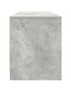 Mobile Porta TV Grigio Cemento 188,5x41x50 cm Legno Multistrato 2