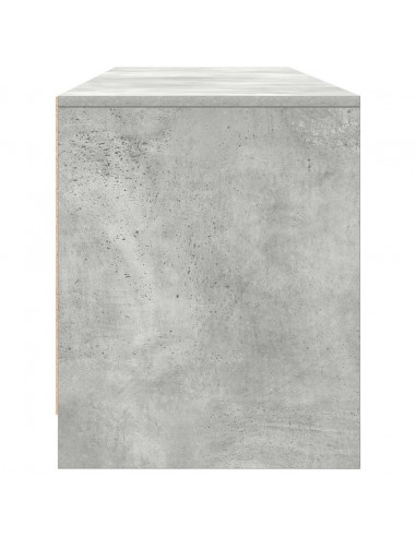 Mobile Porta TV Grigio Cemento 188,5x41x50 cm Legno Multistrato