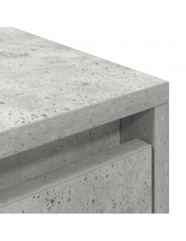 Mobile Porta TV Grigio Cemento 188,5x41x50 cm Legno Multistrato