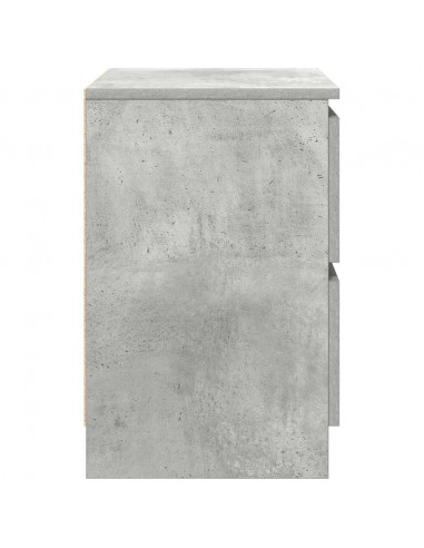 Mobile Porta TV Grigio Cemento 40x35x54 cm in Legno Multistrato