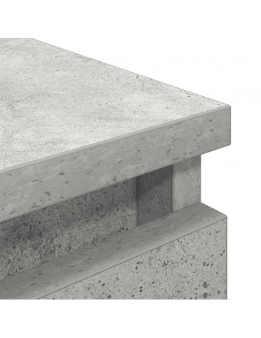 Mobile Porta TV Grigio Cemento 40x35x54 cm in Legno Multistrato