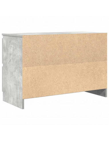 Mobile Porta TV Grigio Cemento 80x35x54 cm in Legno Multistrato