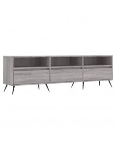 Mobile Porta TV Grigio Sonoma 150x30x44,5 cm Legno Multistrato 2