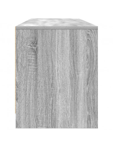 Mobile Porta TV Grigio Sonoma 188,5x41x50 cm Legno Multistrato