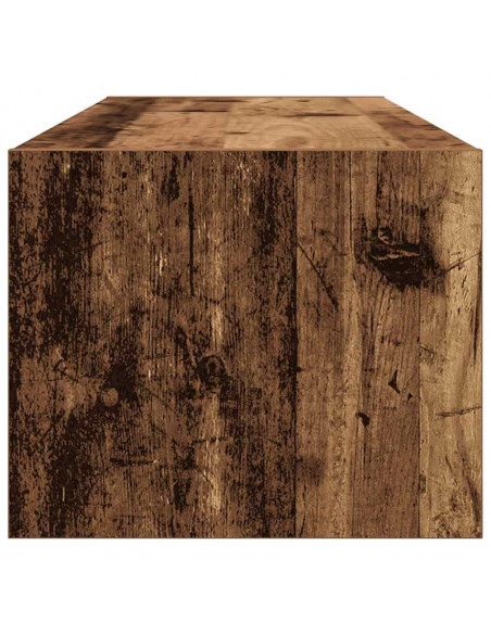 Mobile Porta TV Legno Antico 100x31x25,5 cm Legno Multistrato