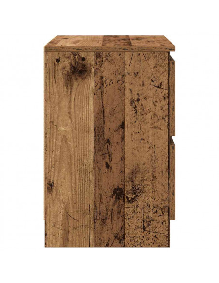 Mobile Porta TV Legno Antico 40x35x54 cm in Legno Multistrato