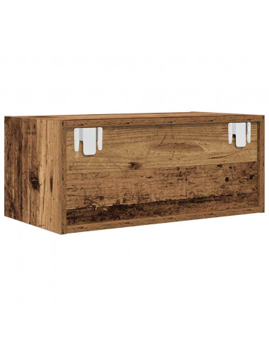Mobile Porta TV Legno Antico 60x31x25,5 cm Legno Multistrato