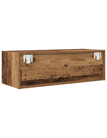 Mobile Porta TV Legno Antico 80x31x25,5 cm Legno Multistrato