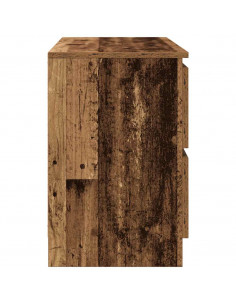 Mobile Porta TV Legno Antico 80x35x54 cm in Legno Multistrato 2