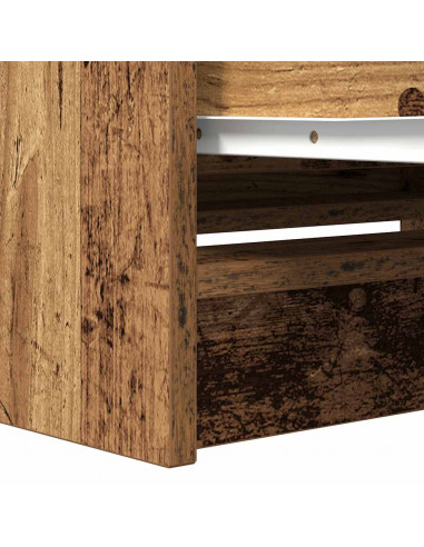 Mobile Porta TV Legno Antico 80x35x54 cm in Legno Multistrato