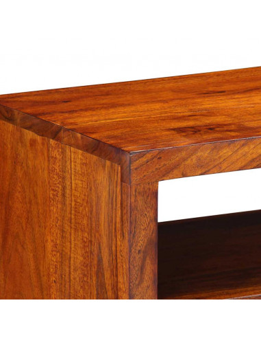 Mobile Porta TV Multicolore 110x30x40 Legno Massello di Acacia