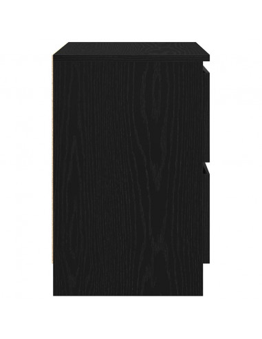 Mobile Porta TV Nero 40x35x54 cm in Legno Multistrato